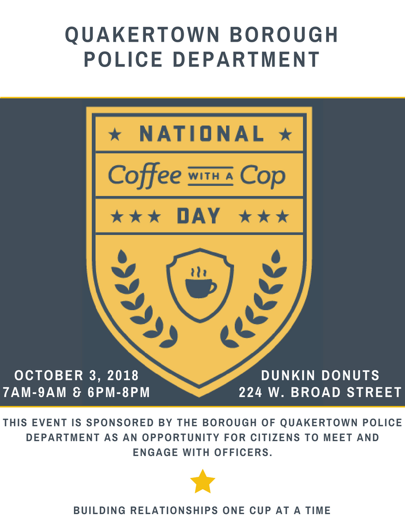 coffee with a cop flyer