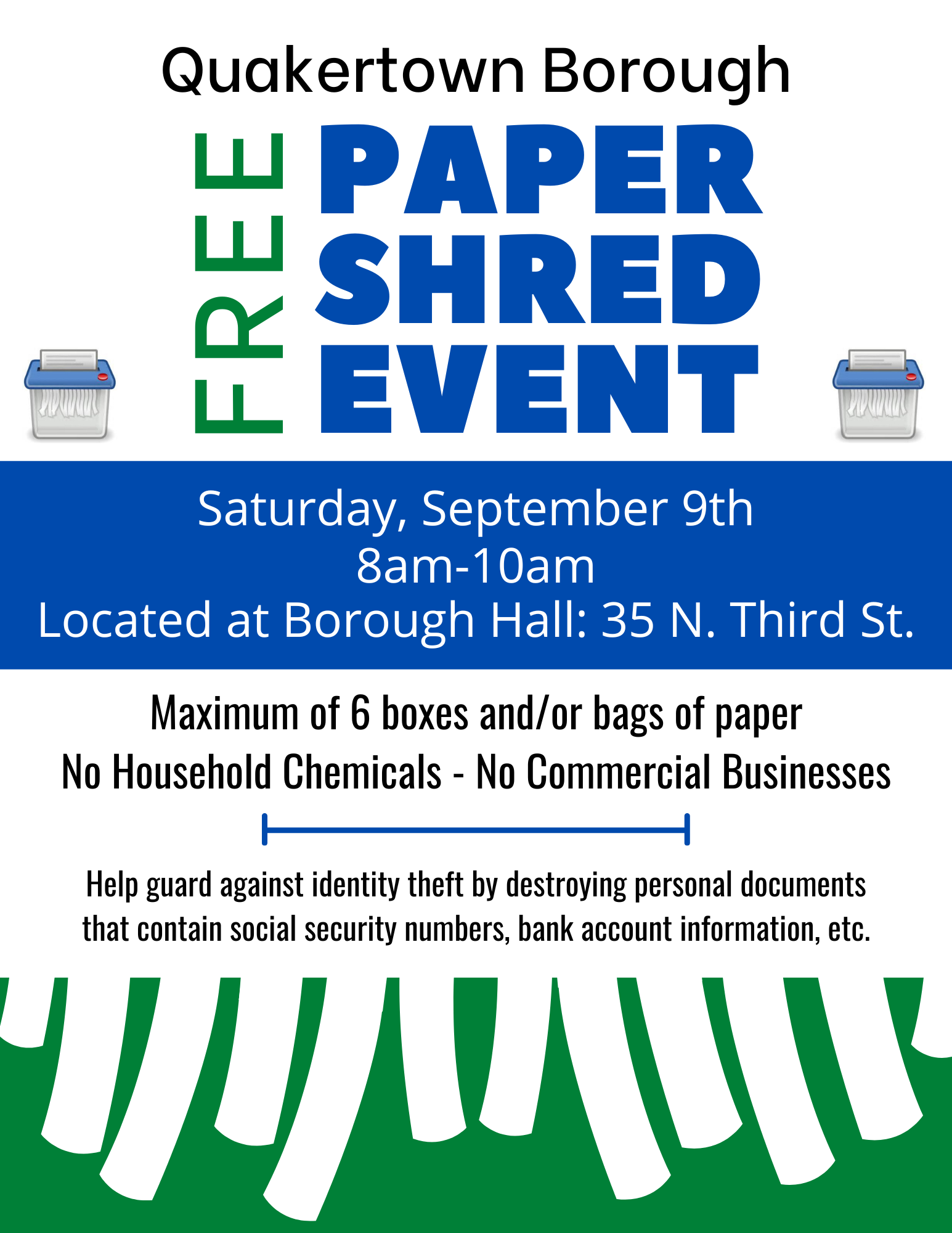 Paper shred event